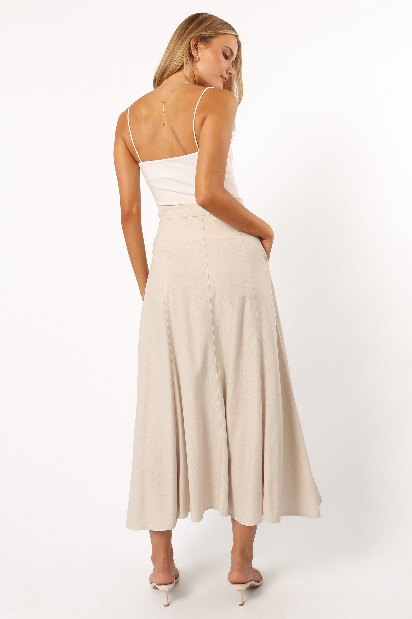 Odetta Maxi Skirt - Oatmeal