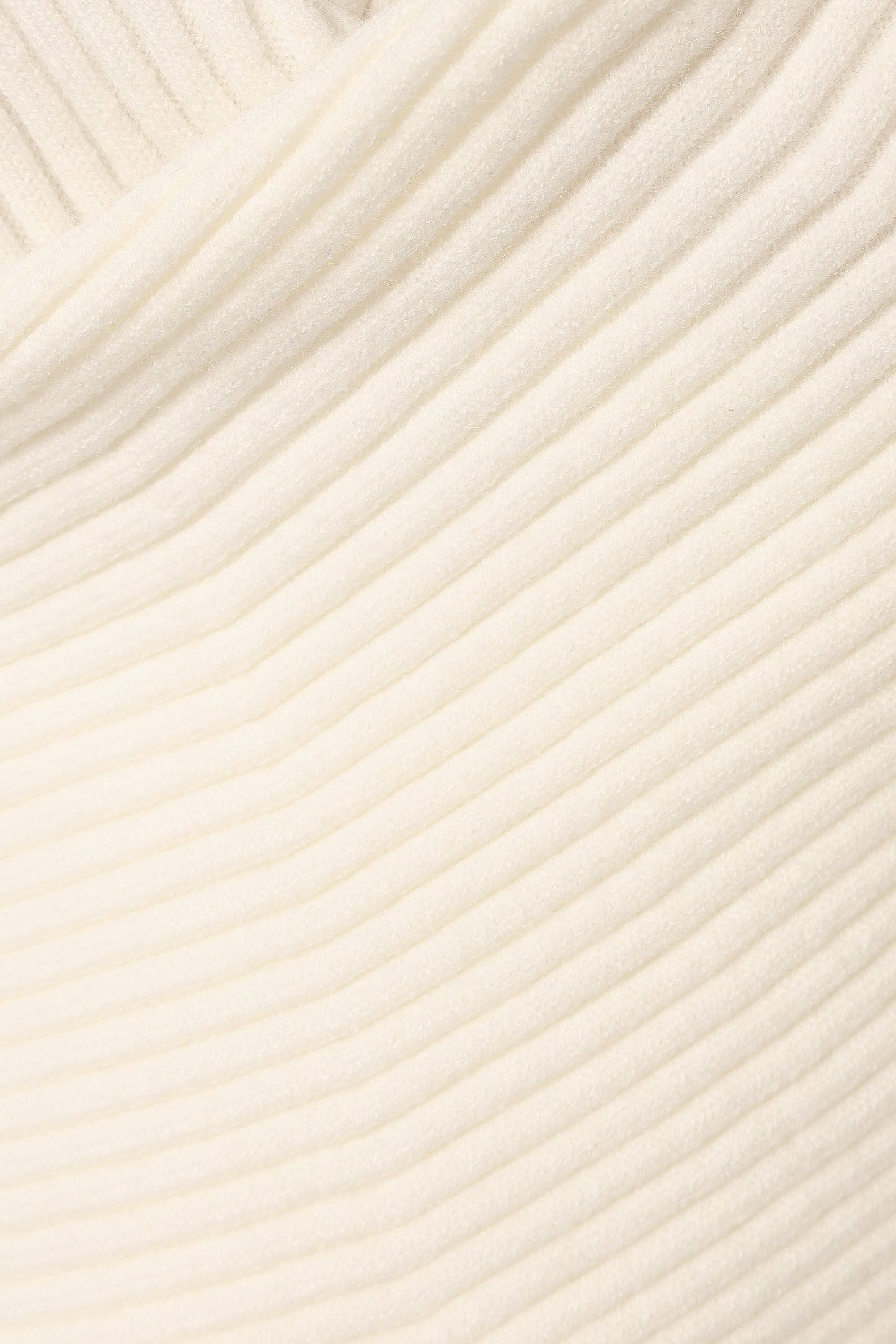 Tuilly Wrap Front Knit Sweater - Cream